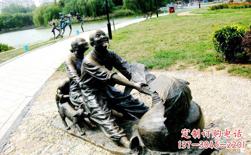长沙新颖可爱的铜雕萝卜小品