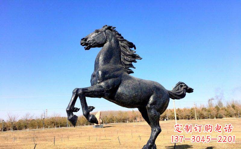 长沙精美铜雕奔马动物雕塑