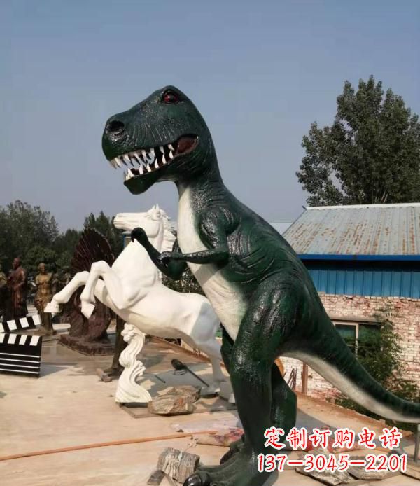 长沙玻璃钢仿真恐龙雕塑
