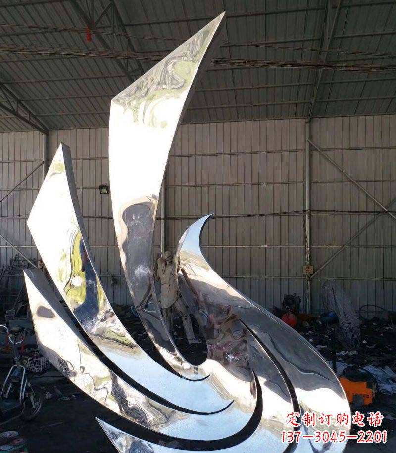 长沙精巧不锈钢和平鸽雕塑