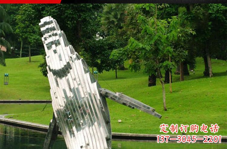 长沙温馨活泼的不锈钢动物企鹅雕塑