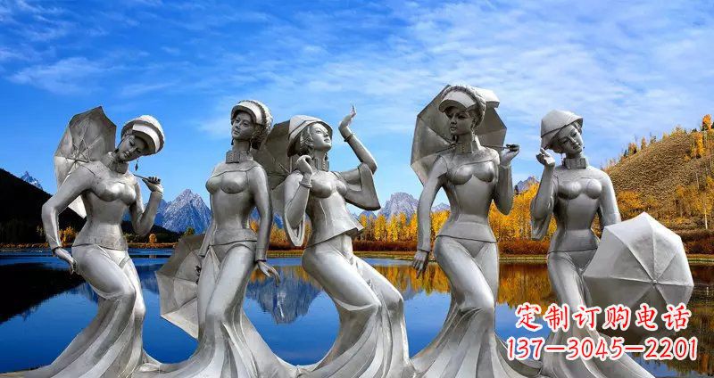 长沙现代少女雕塑