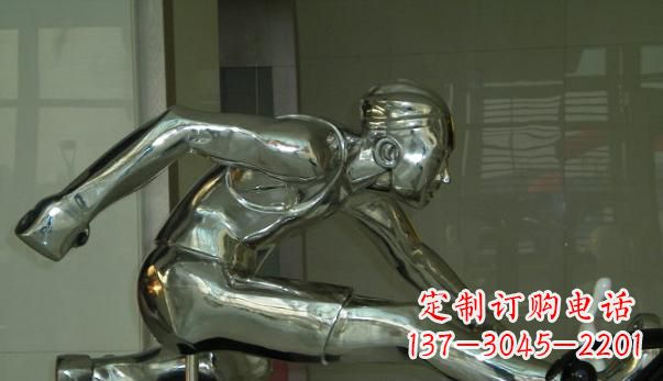 长沙不锈钢运动员雕塑