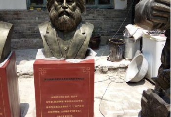 长沙欣赏历史，珍藏马克思头像雕塑