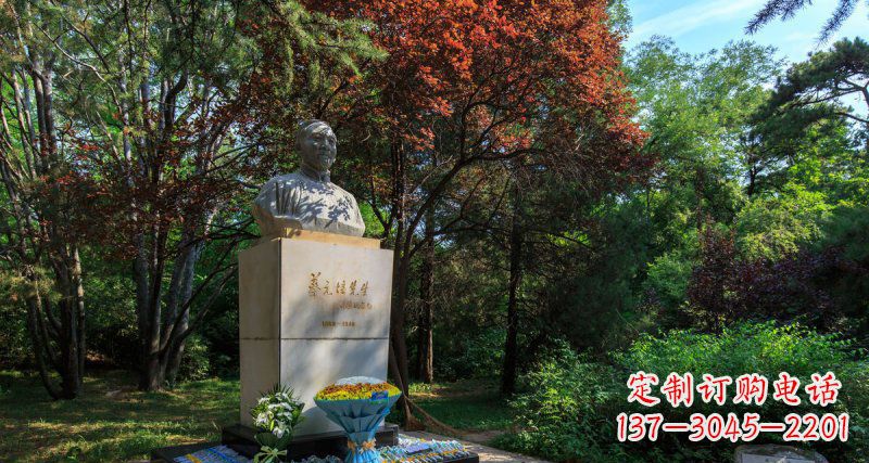 长沙精致无缝蔡元培胸像石雕