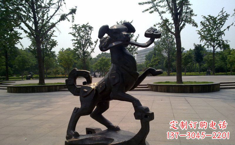 长沙中领雕塑狗动物铜雕