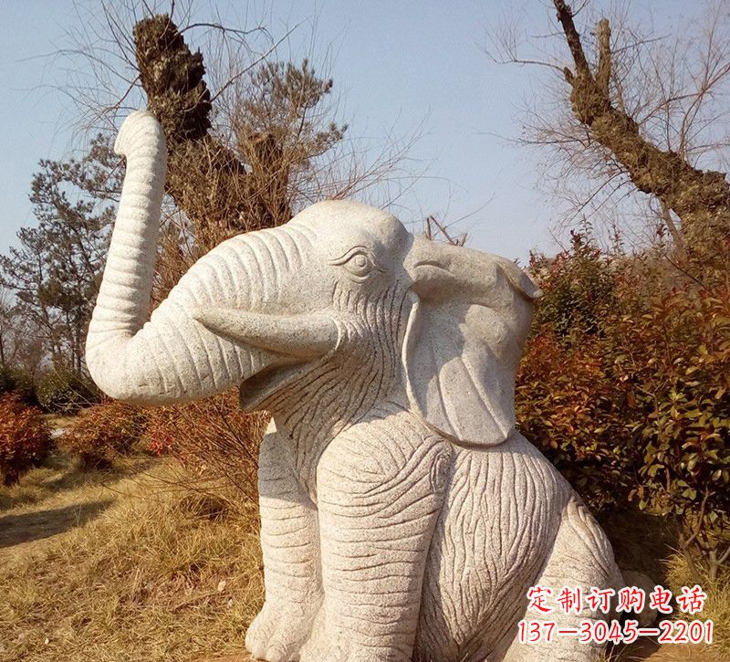 长沙耐候钢大象雕塑