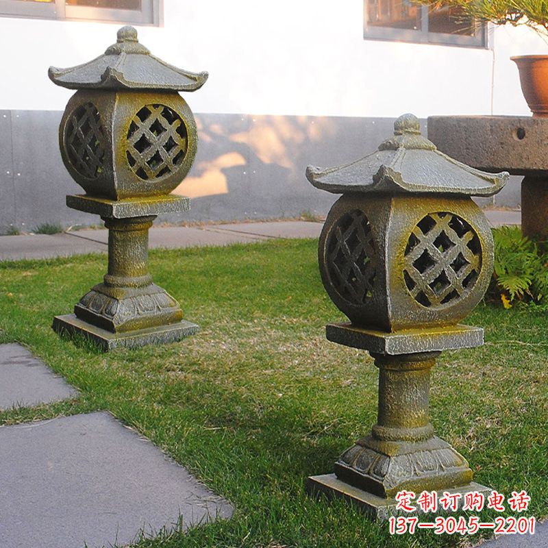 长沙公园仿古石灯笼