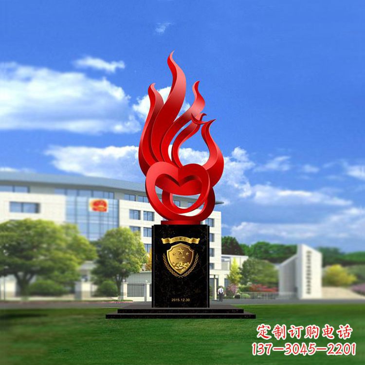 长沙公园凤凰雕塑不锈钢景观雕塑