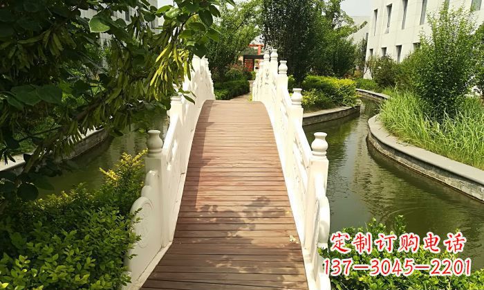 长沙汉白玉石拱桥雕塑