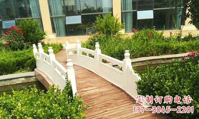 长沙汉白玉石拱桥雕塑