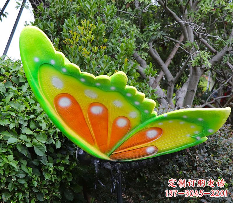长沙玻璃钢仿真蝴蝶雕塑