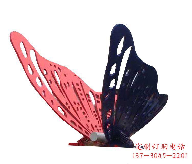 长沙公园景观不锈钢蝴蝶雕塑