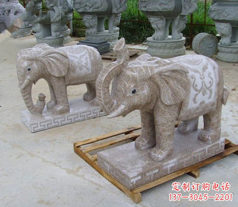 长沙精美大象雕塑