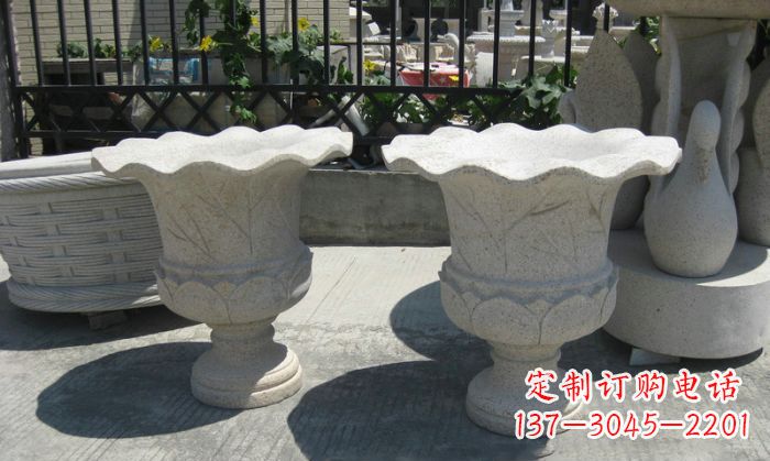 长沙大理石花盆雕塑
