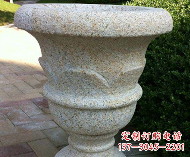 长沙大理石花盆石雕,为您的景观添色彩