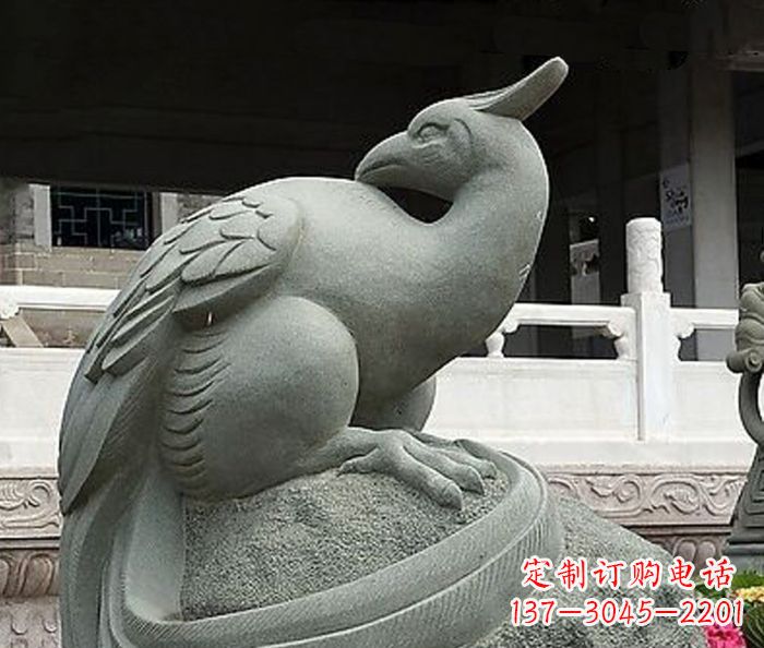 长沙公园景观凤凰石雕