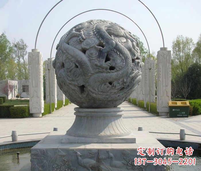 长沙喷泉石雕，添彩公园风景