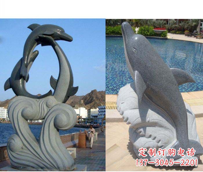 长沙艺术精细 海豚雕塑