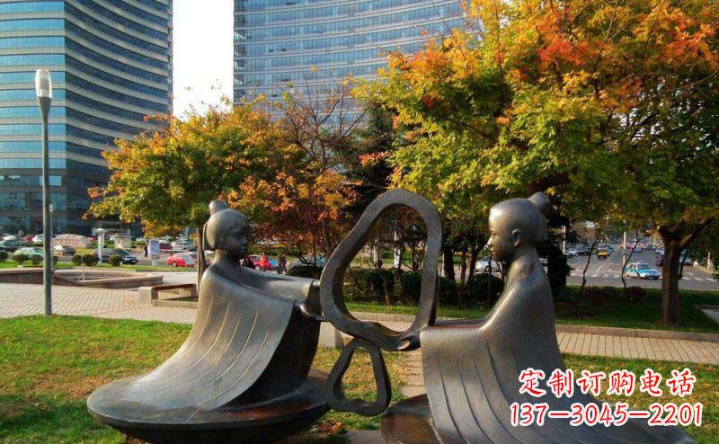 长沙传承传统文化,精心打造精美孔融雕塑