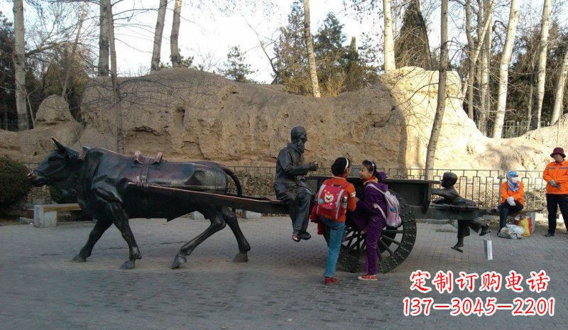 长沙传承历史,记录岁月——领雕塑定制小孩雕塑