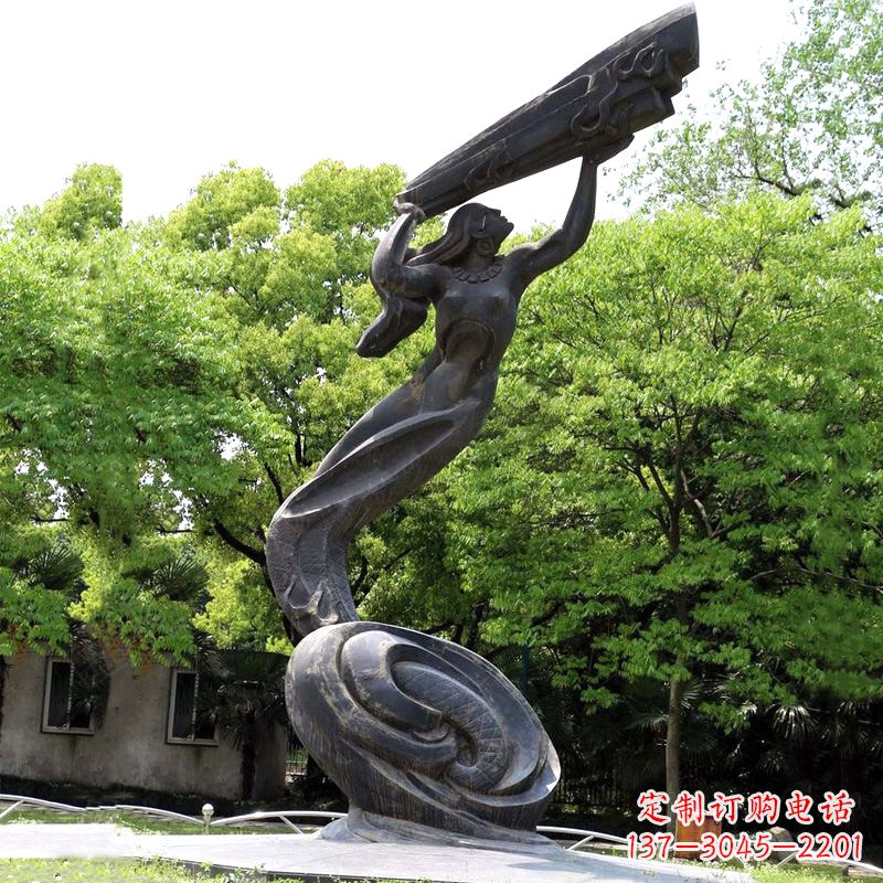 长沙精致精美的女娲补天雕塑