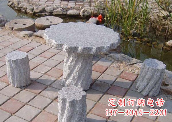 长沙公园石桌凳 (2)