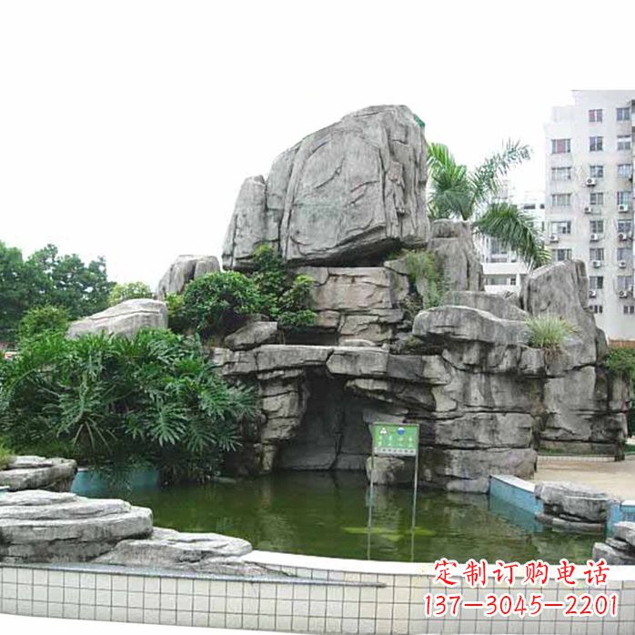 长沙精美假山雕塑