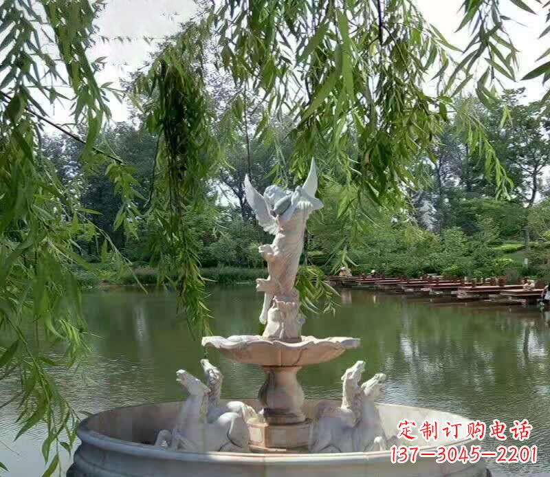 长沙公园天使景观石雕
