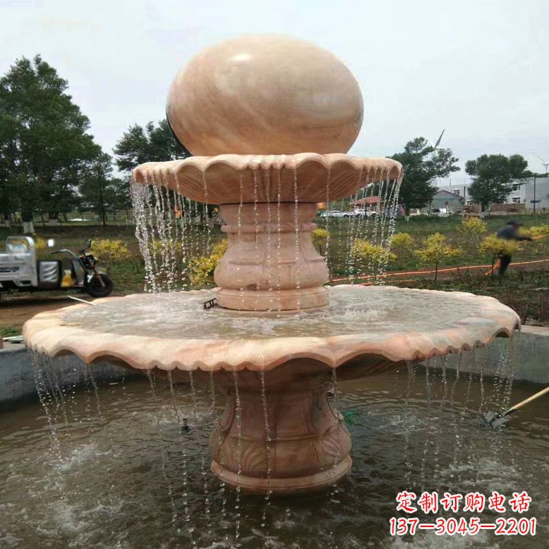 长沙公园园林石雕喷泉水景