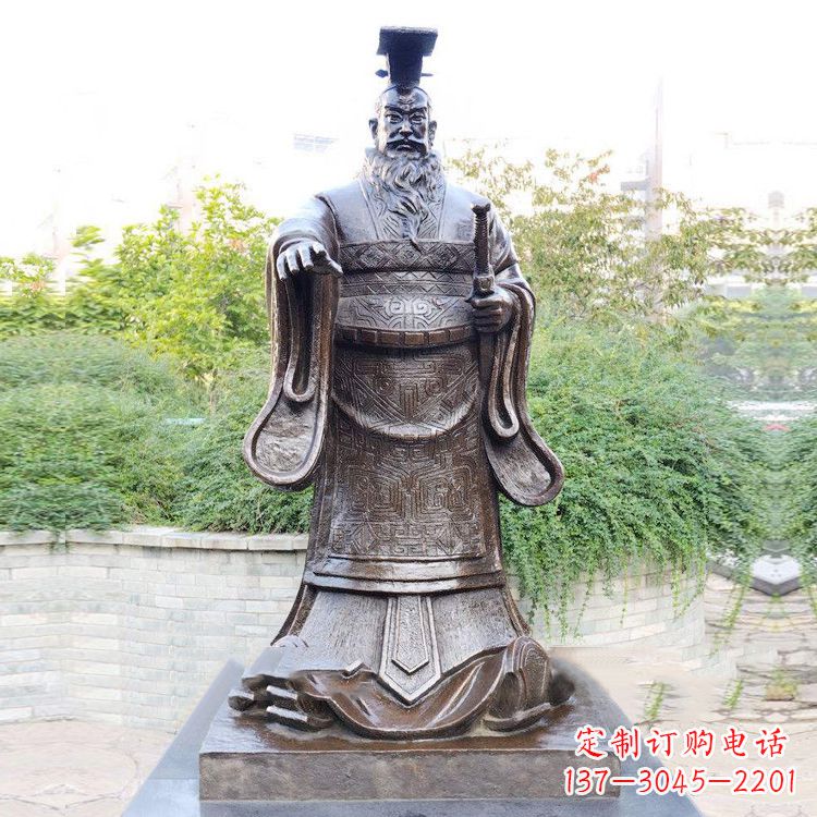 长沙公园原理历史名人古代著名帝王雕塑秦始皇雕像