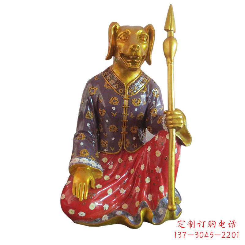 长沙高端可爱的玻璃钢生肖雕塑