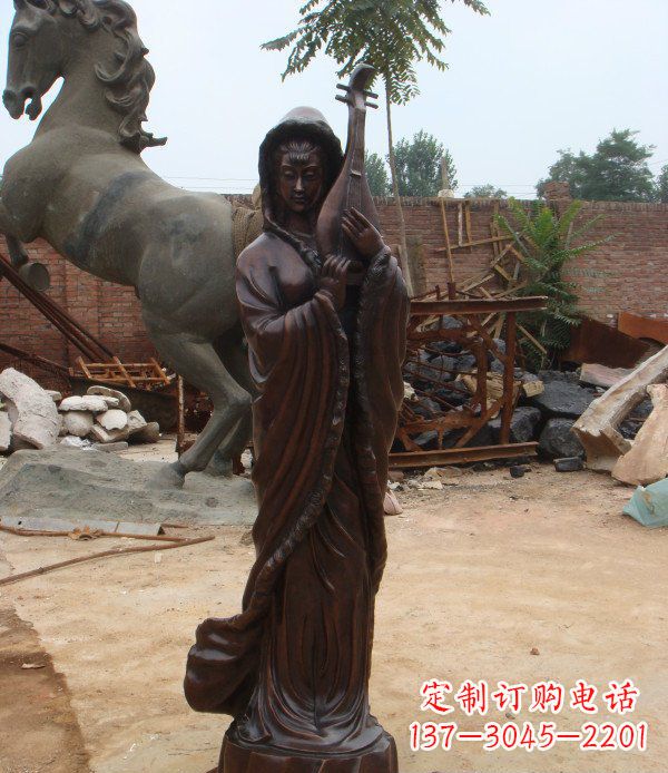 长沙中领雕塑丝滑美女铜雕
