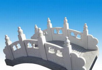 长沙公园草白玉拱桥石雕