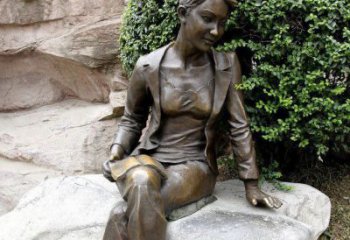 长沙中领雕塑精美 静谧 的女人铜雕