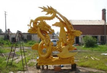 长沙产品名称“象征吉祥，唤醒美好——中领雕塑铜雕龙凤呈祥”