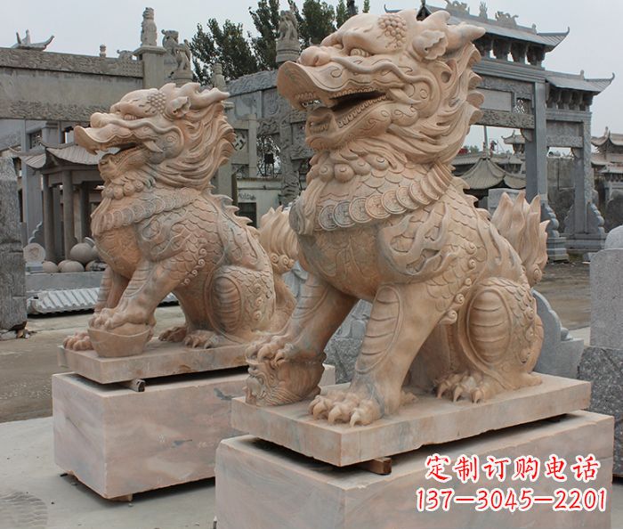 长沙尊贵的古典麒麟雕塑