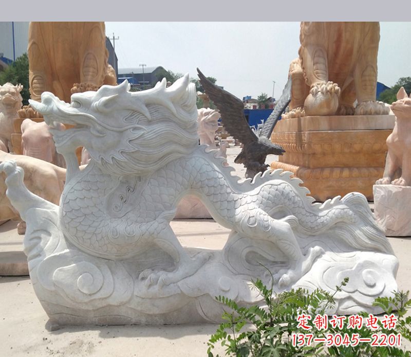 长沙古代镇宅动物龙石雕