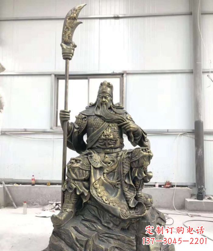 长沙关公铜雕，令您的装饰更加添彩