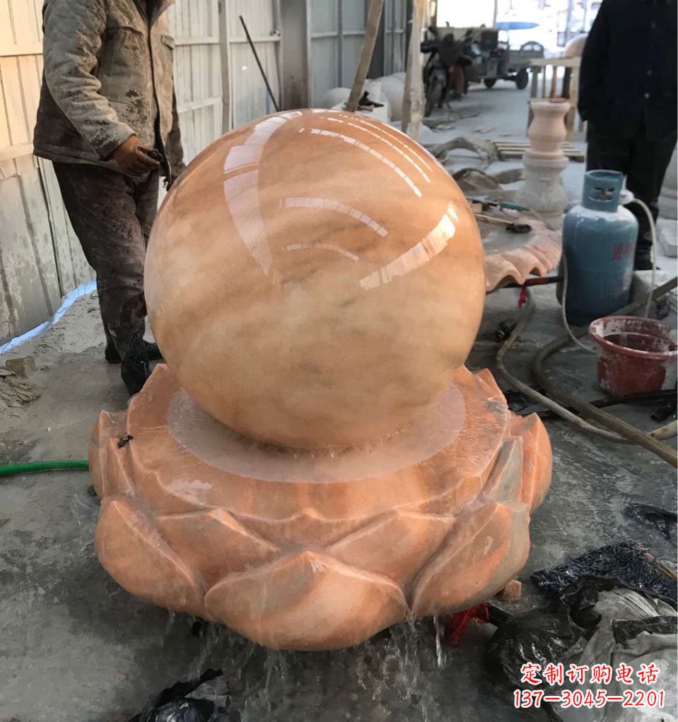 长沙观音风水球定制雕塑