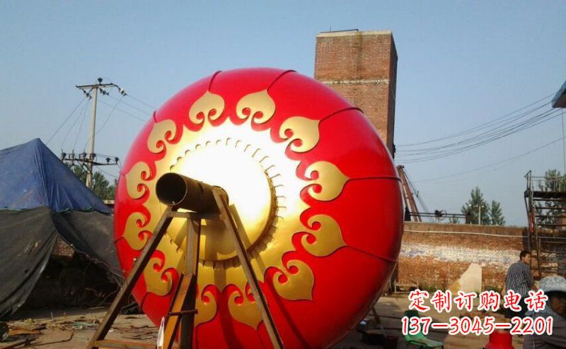 长沙中领雕塑推出精美灯笼雕塑