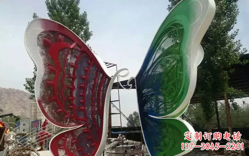 长沙精美不锈钢蝴蝶雕塑
