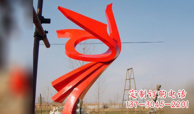 长沙高贵凤凰不锈钢雕塑