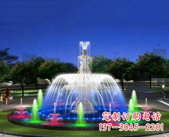 长沙广场景观大型喷泉石雕 (2)