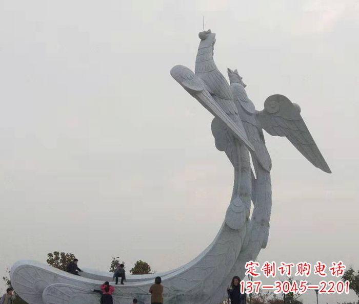 长沙中领雕塑：凤凰石雕，精美瑰丽的艺术品