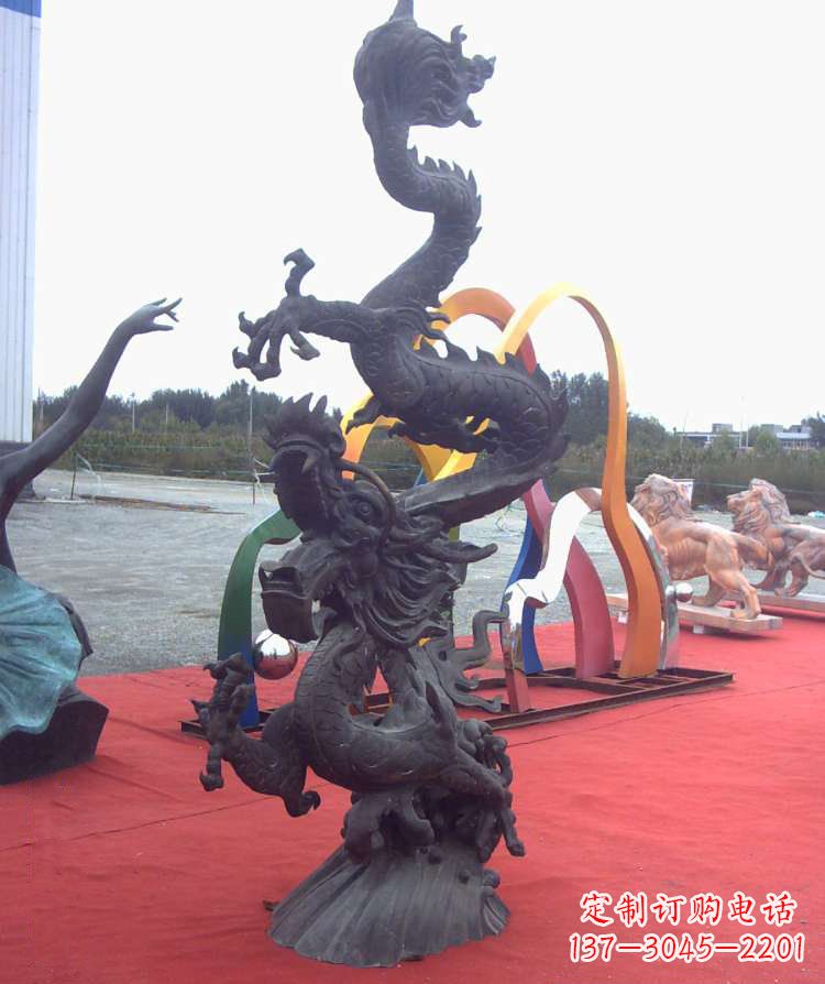 长沙精美铜雕龙，汇聚古典气息