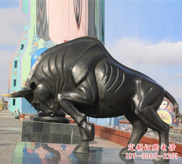 长沙十二生肖牛铜雕，传承千年传统