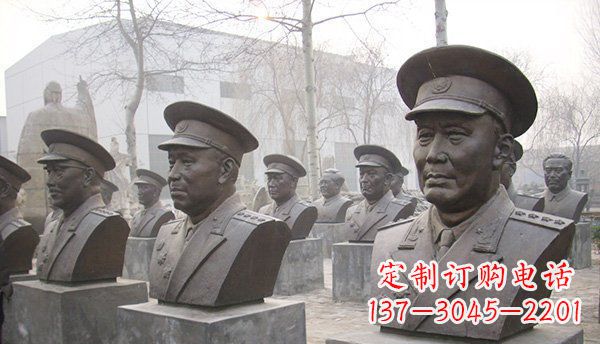 长沙广场伟人头像人物铜雕