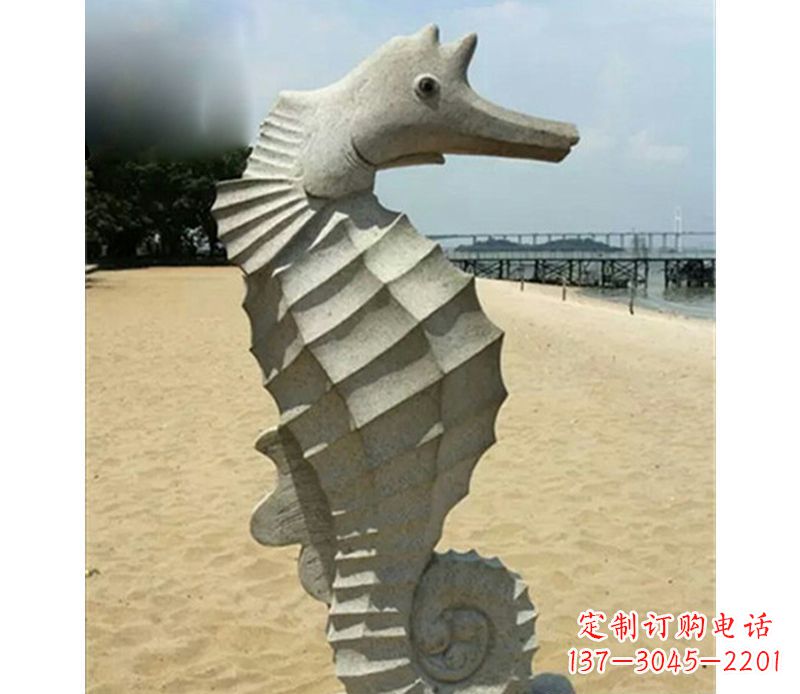 长沙海马雕塑，海边景观装饰精美雕刻