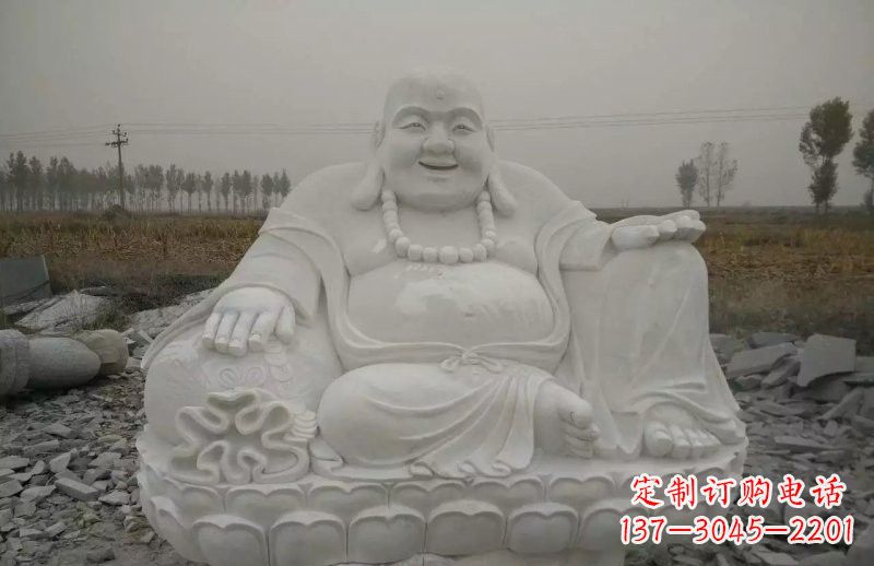 长沙汉白玉弥勒佛